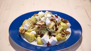 Coleslaw met baked potato