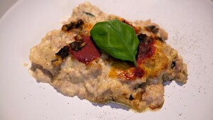 Cannelloni di melanzane alla birra (cannelloni met aubergine en bier)
