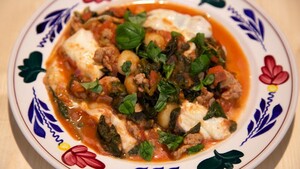 Gnocchi-ovenschotel met spinazie