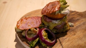 Broodloze hamburgers met gegrilde groente