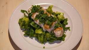 Aardappelsalade met pistachepesto