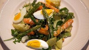 Groene aspergesalade