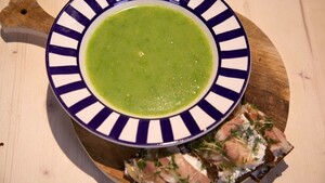 Aardappel-doperwtensoep
