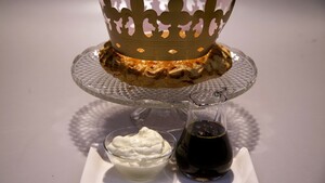 Galette des rois met amandelroom (koningstaart van amandelen en rum)