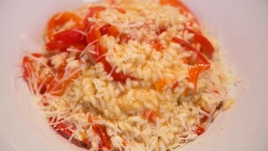 Rode paprikarisotto