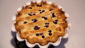 Blueberry pie (blauwe bessentaart)