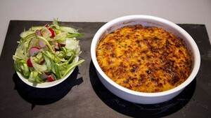 Gegrilde ovenschotel met botervis en venkelsalade