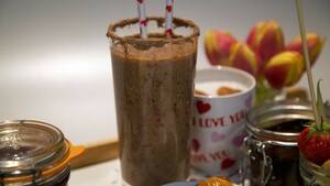 Amandelmelksmoothie