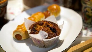 Blauwe bessenmuffins (glutenvrij)