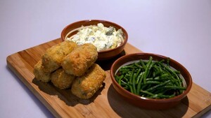 Bakkeljauw croquetten van de Antillen
