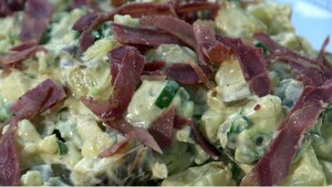 Gepofte aardappelsalade