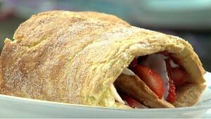 Swiss roll van de bbq