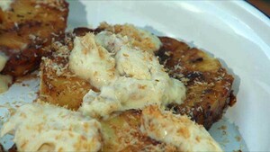 Gegrilde kokos-ananas
