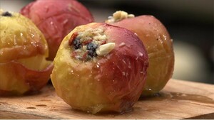 Gevulde gepofte appels