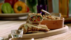 Ossenhaas-paprikawrap met abrikozenyoghurt