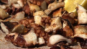 Gegrilde octopus