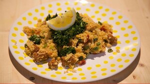Bloemkoolcouscous met pittige salsa verde