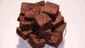Dronken kersenbrownie