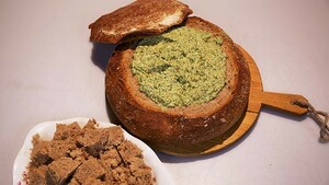 Amerikaans spinaziedipbrood