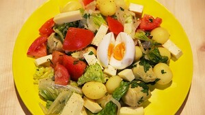 Salade glamping