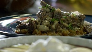 Beef Stroganoff en makkelijke perentaart