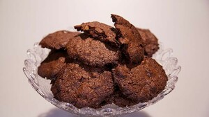 Krokante chocoladekoekjes