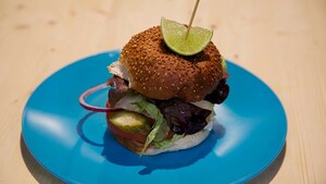 California fish burgers