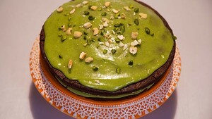 Chocolade-avocadotaart