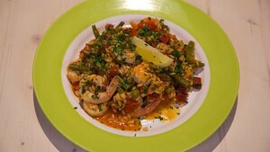 Zomerse paella