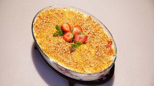 Aardbeienlasagne