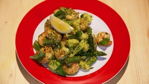 Garnalengnocchi met groene pesto