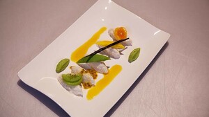 Nigiri sticky rice sushi