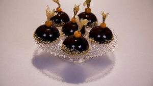 Tropische chocoladegebakjes