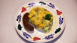 Hollandse pot (andijviestamppot uit de oven met runderworsten)