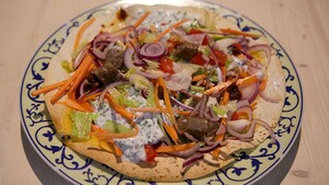 Turkse pizza’s met lamsworstjes