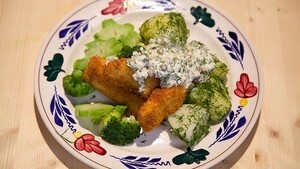 Vissticks met remouladesaus