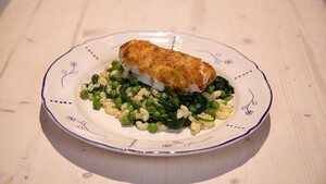 Zeewolf in een Parmezaankorstje