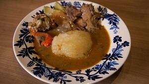 Fufu met stoof