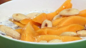 Mango-ontbijt met chiazaad