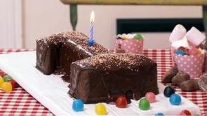 I am 1 (Chocolade-bananencake)