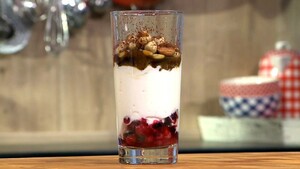 Ontbijtflip met rood fruit