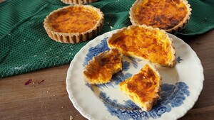 Glutenvrije pompoenquiche uit mijn eigen moestuin!