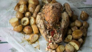Froukjes gevulde kip