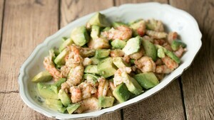 Avocado-rivierkreeftsalade
