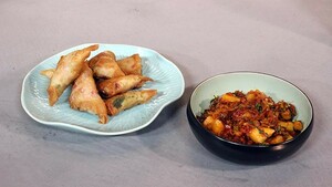 Samosa’s met mangochutney