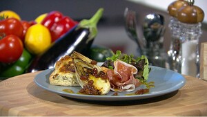 Witlofquiche met ham
