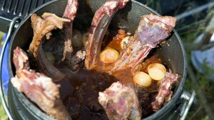 Impala karbonades potjie