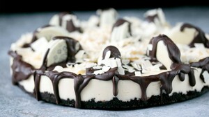 White chocolate cheesecake