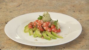 Mexicaanse ceviche met limoenmunt granita en avocado