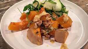 Pompoen uit de oven